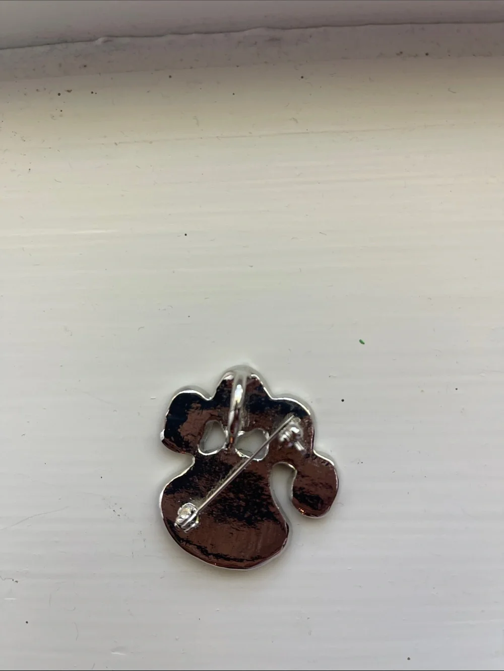 Orange Crystal Paw Pendant - Stylish Pet Charm
